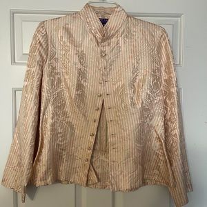 Ralph Lauren Silk Military Top, Size 6/8